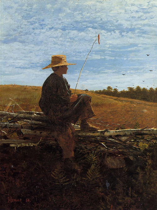 (image for) Handmade oil painting Copy paintings of famous artists Winslow Homer's paintings On Guard